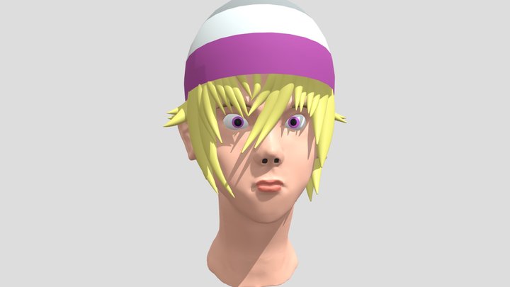 Boy Face Model 3D Model