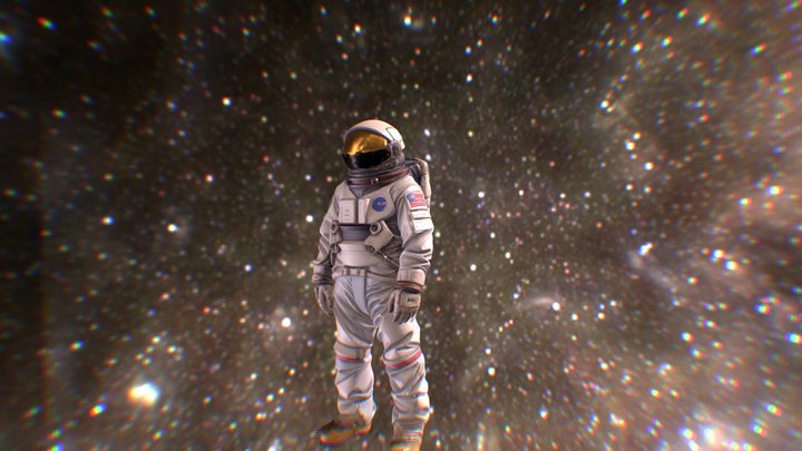 Astronaut Explorer 3D Model