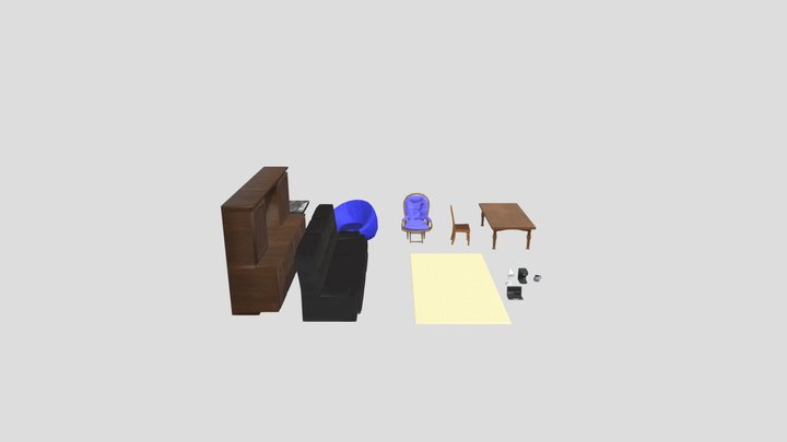 Furniture Set Pack 3D Model