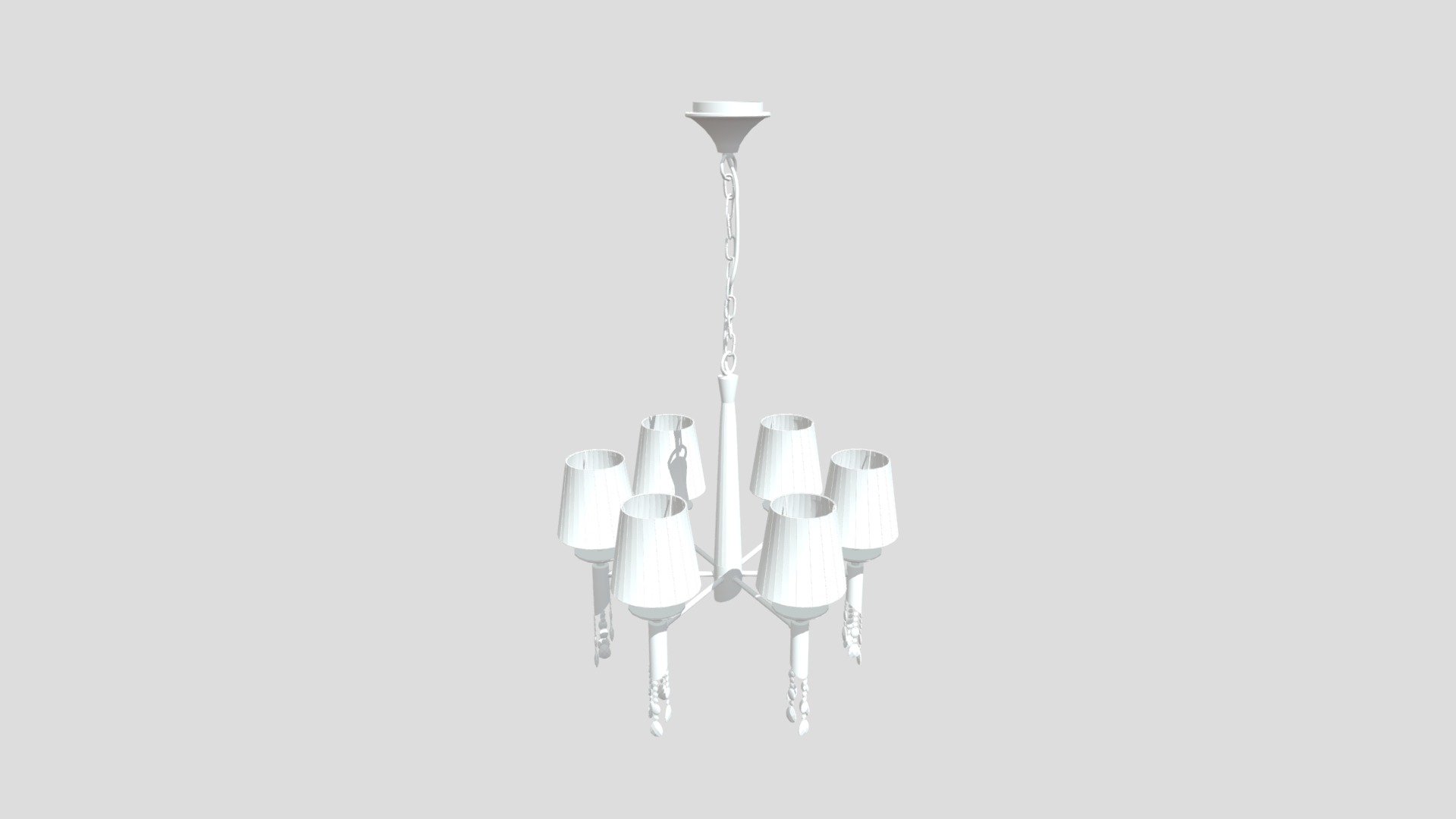 Подвесная люстра в скандинавском стиле Mantra - Download Free 3D model ...