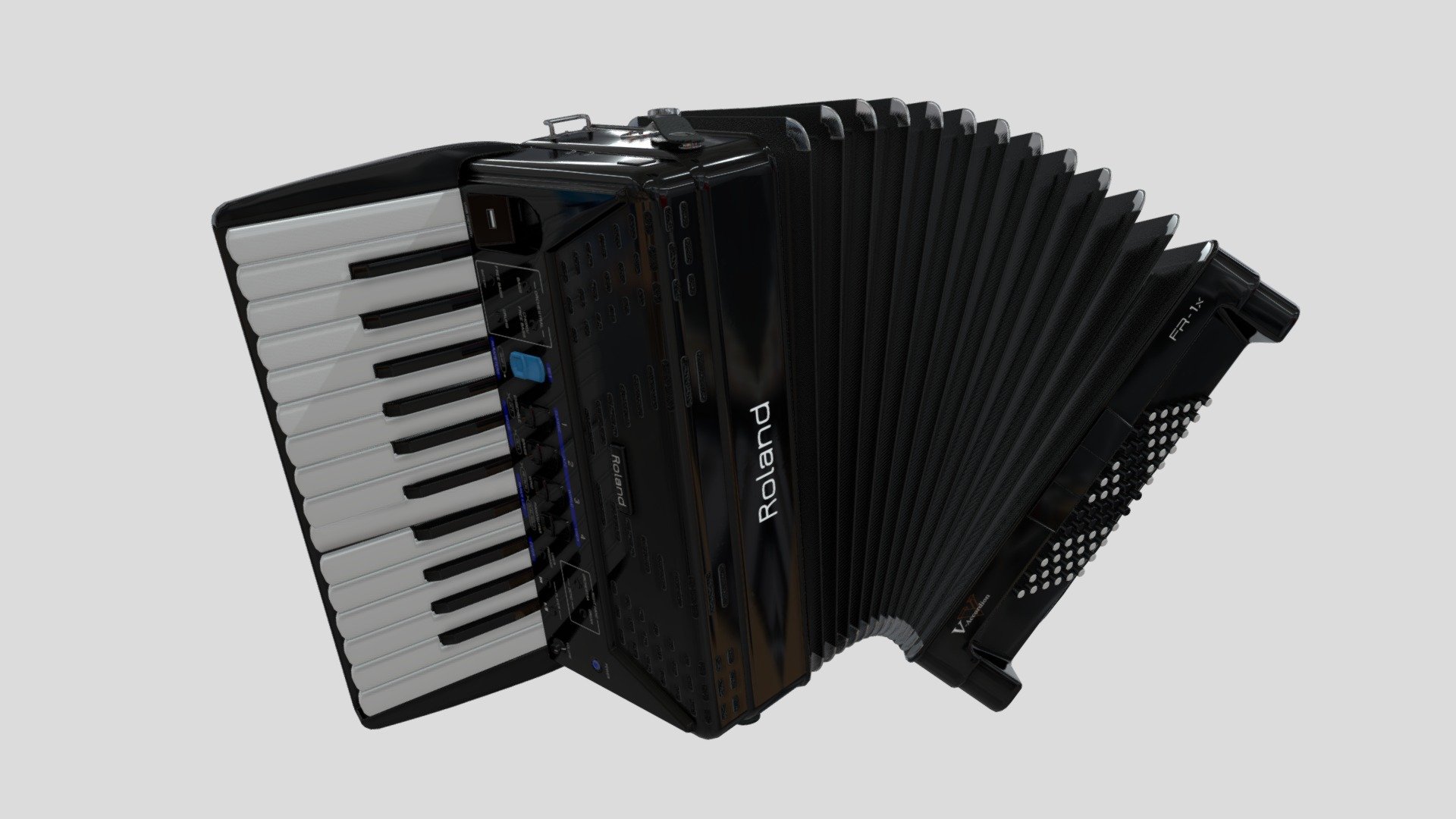 Accordian 3D Asset