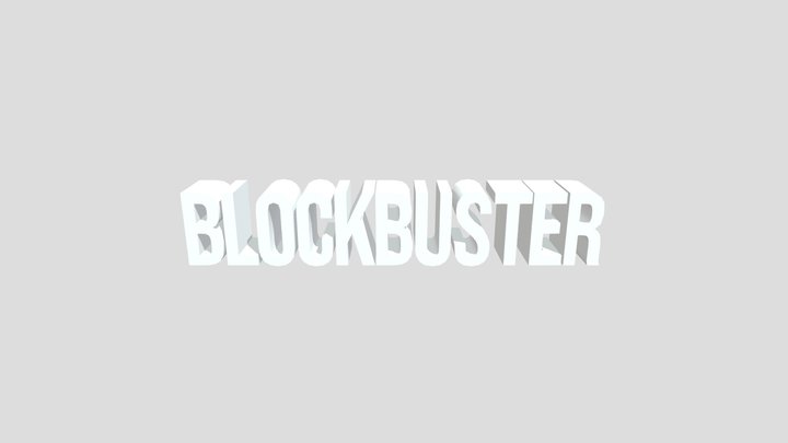 Blockbuster 3D Model