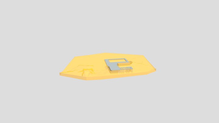 Duboko temeljenje 1. gimnazije u Osijeku 3D Model