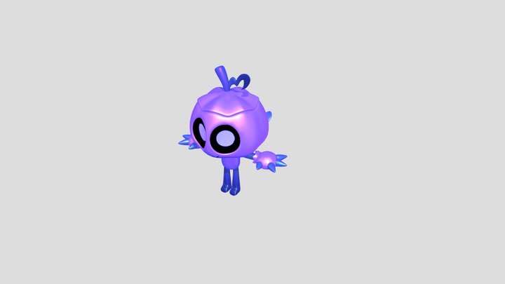 Neon Gourdy Do not be Rude to This model 3D Model