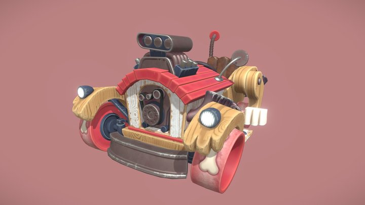 Ruff Runner - DAE Kart 3D Model