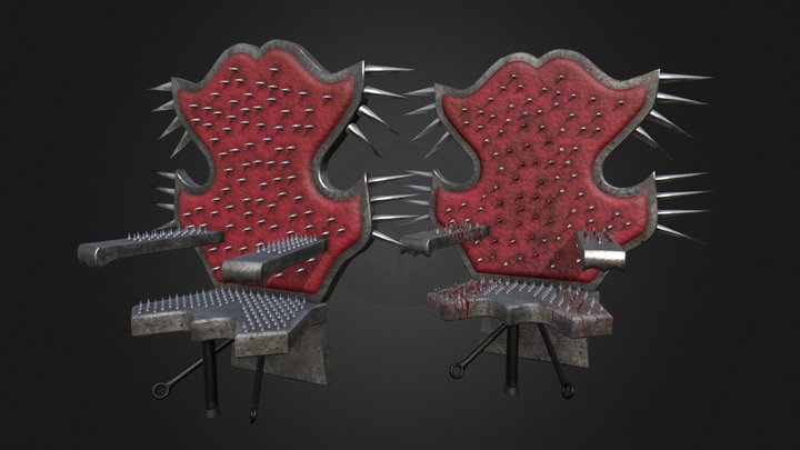 Spiked torture chair 02