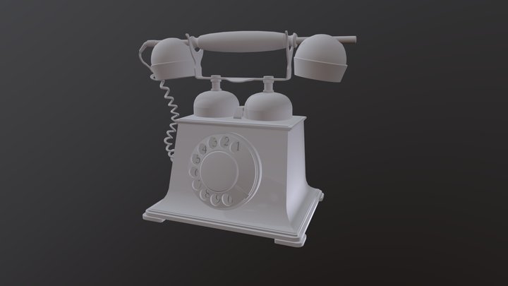 [XYZ] Telephone Detailed Draft 3D Model