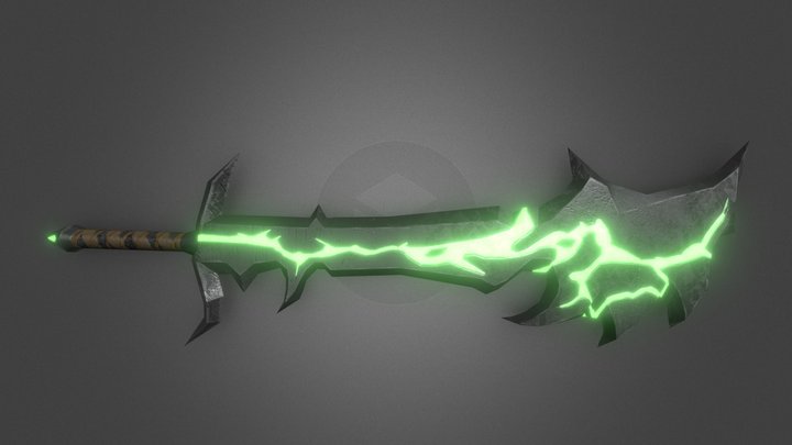 Poison Sword (Realistic). 3D Model