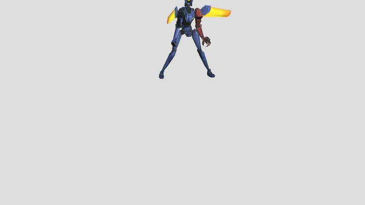 V1 does that one dance 3D Model