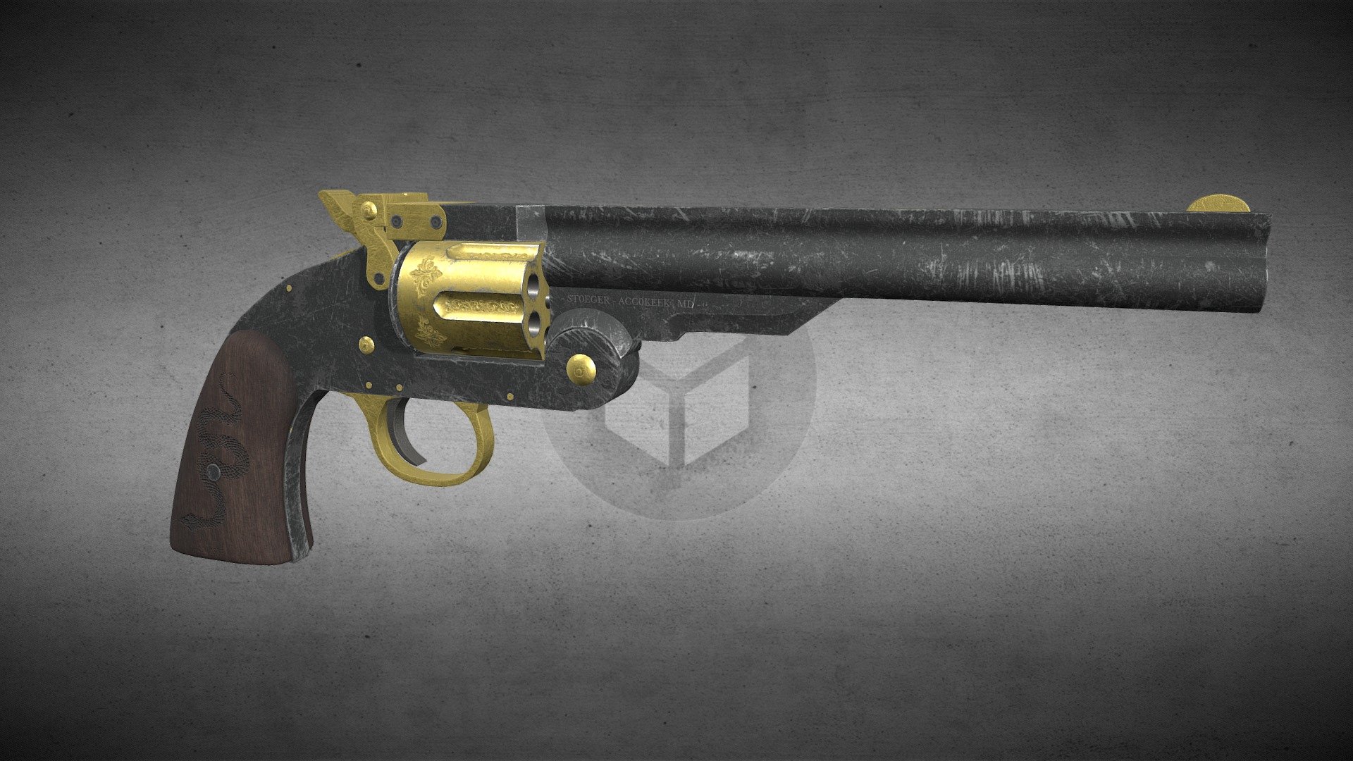 Schofield Revolver - 3D model by NICK C-B (@NICKCB) [c56632a] - Sketchfab