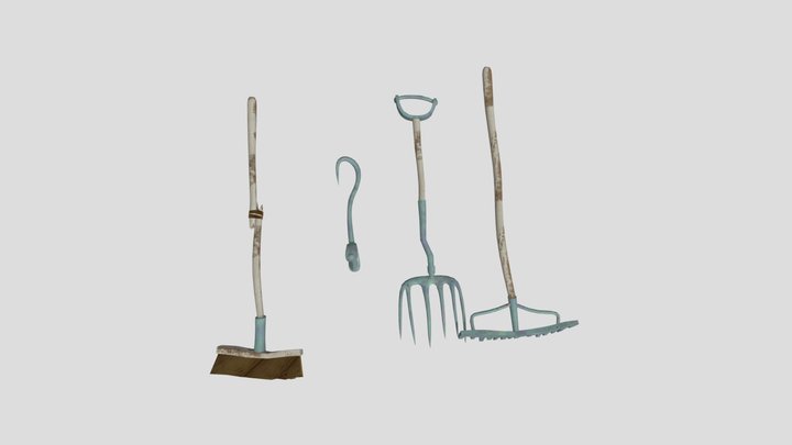 House decor tools 3D Model