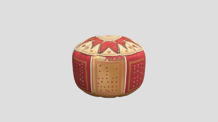 Moroccan Pouf 3D Model