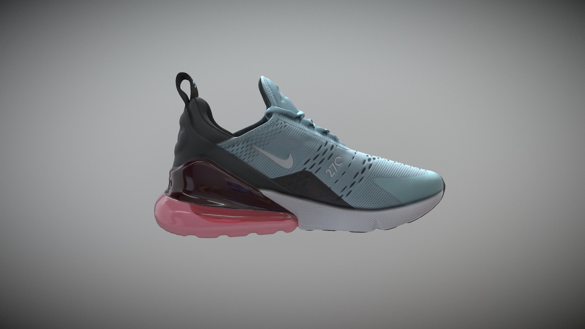 3D model Nike AirMax year 2018 - This is a 3D model of the Nike AirMax year 2018. The 3D model is about a shoe on a white background.