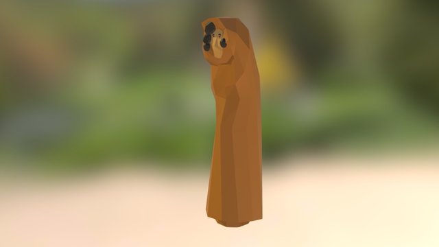 The migrant woman 3D Model