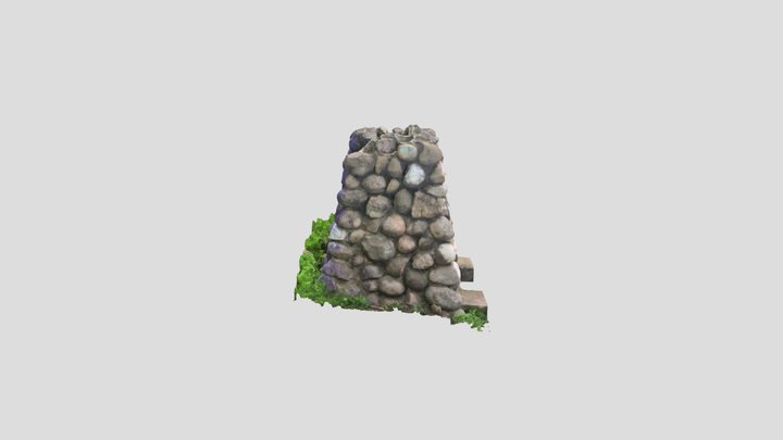 Stone Chimney @ Runyon canyon 3D Model