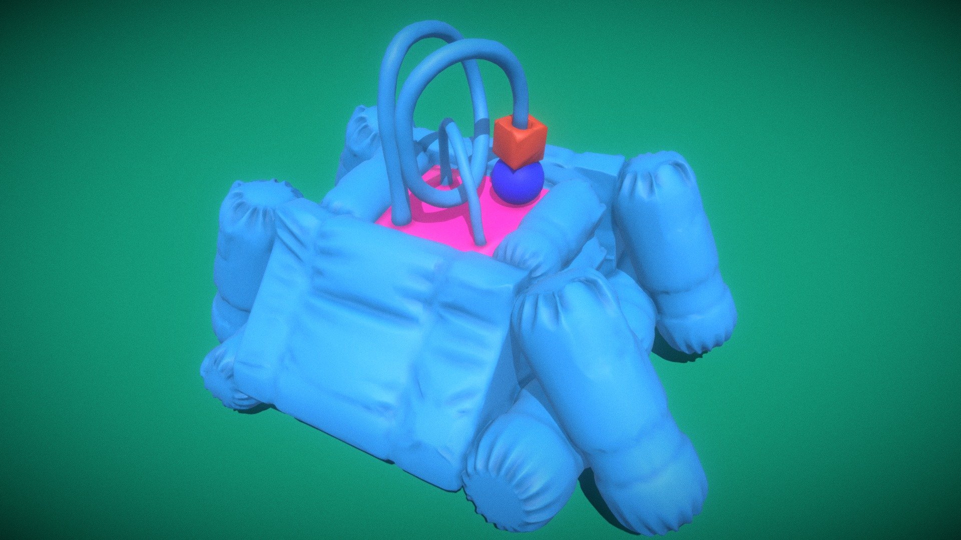 SculptJanuary-Day13: Pillow Fort