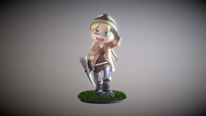 Riko from Made in Abyss Fanart 3D Model