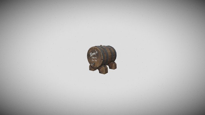 BarrelTextured 3D Model