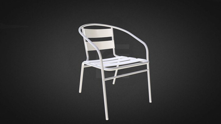 Aluminium Chair Hire 3D Model