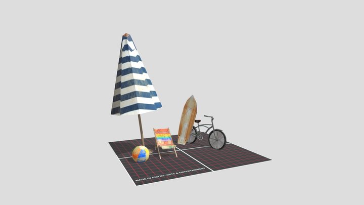 5 Finished props - By the ocean 3D Model