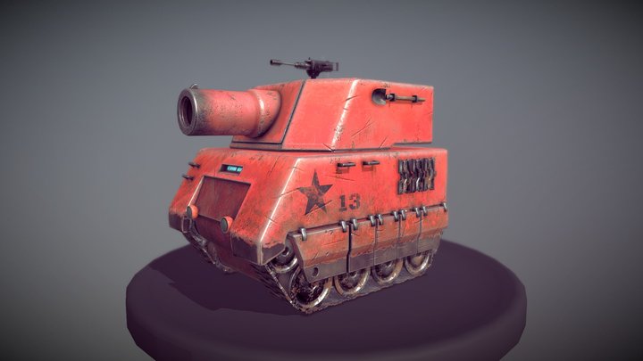 Advance Wars : Tank M 3D Model