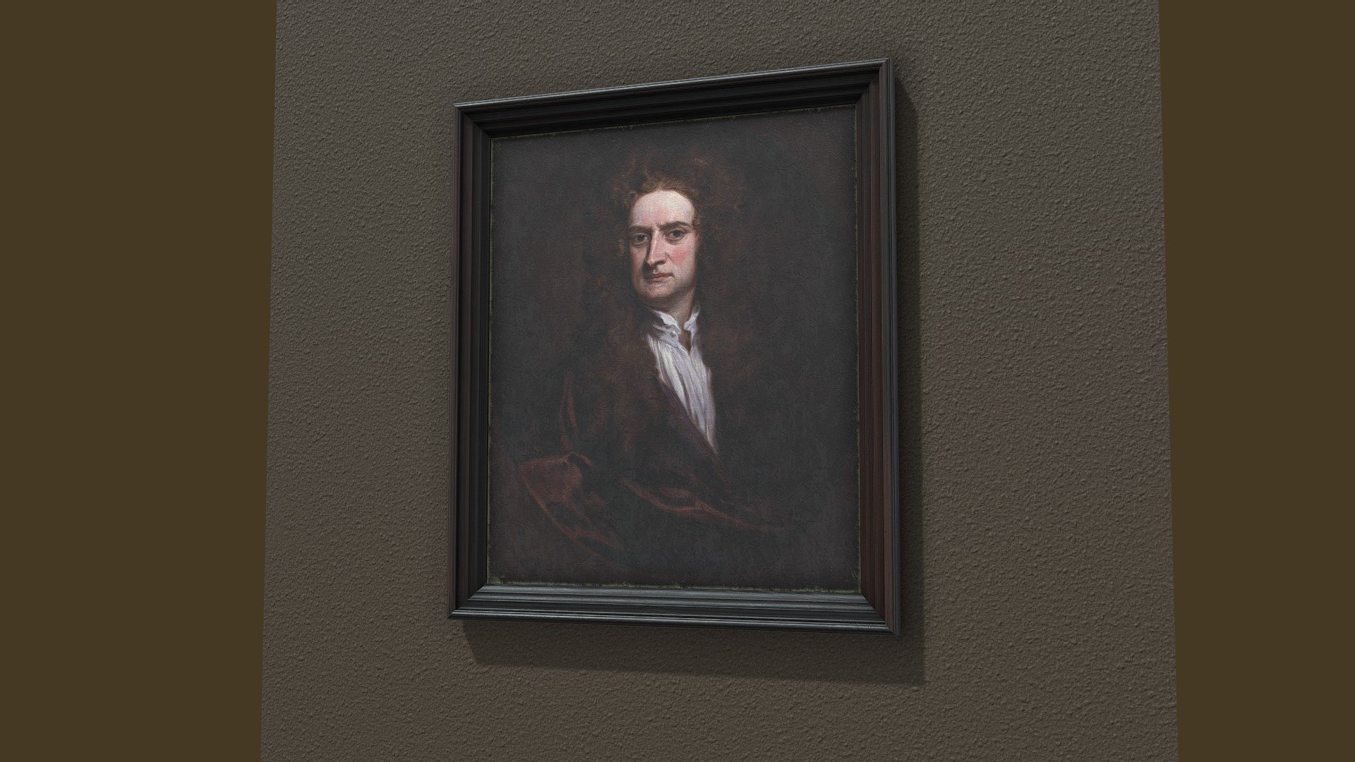 Sir Isaac Newton portrait painting
