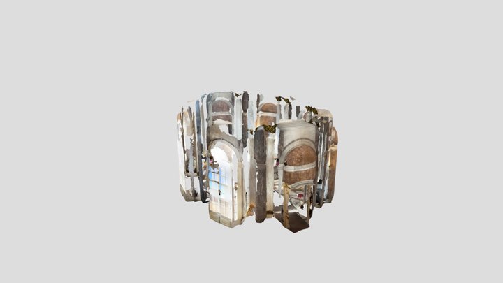 Schloss Sanssouci 2 Marmorsaal 3D Model