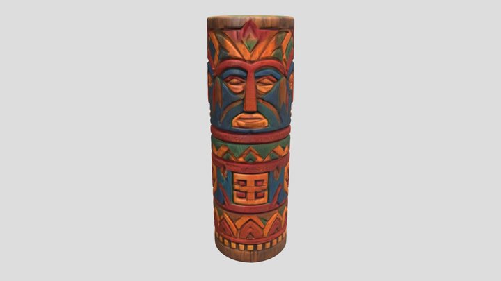 Tribal Totem 3D Model