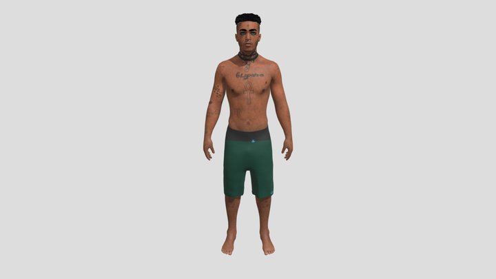 xxx-tentacion-3d-model-by-pacegaming-ff 3D Model