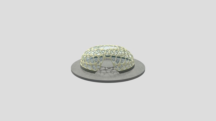 Space_Dome001_GLB 3D Model