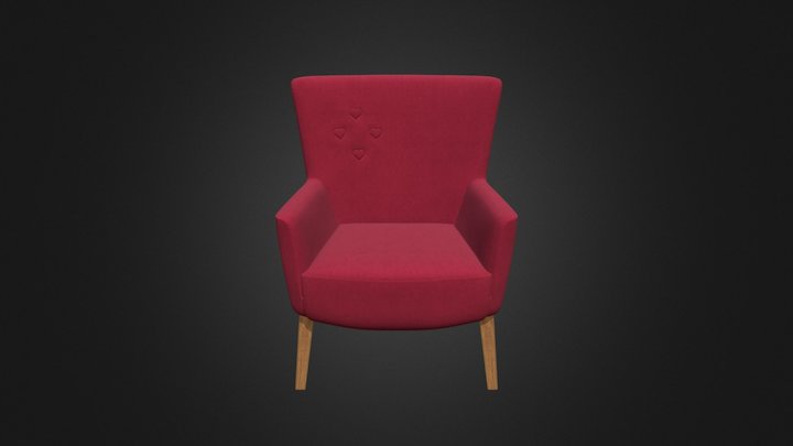 red chair 3D Model