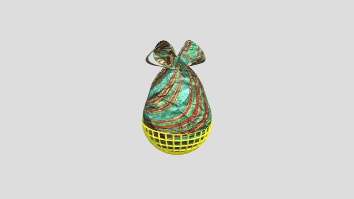 uovo con fiocco 3D Model