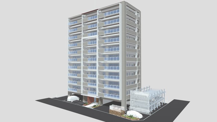small apartment  Overall 3D Model
