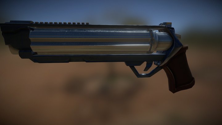 SciFi-Blend-Revolver-WIP 3D Model