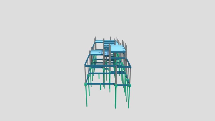 NATHÁLIA ESTRUTURA CASA 3D Model