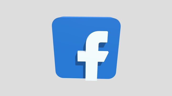 facebook_logo (1) 3D Model