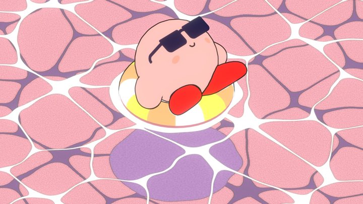 Summertime Kirby ☀ 3D Model