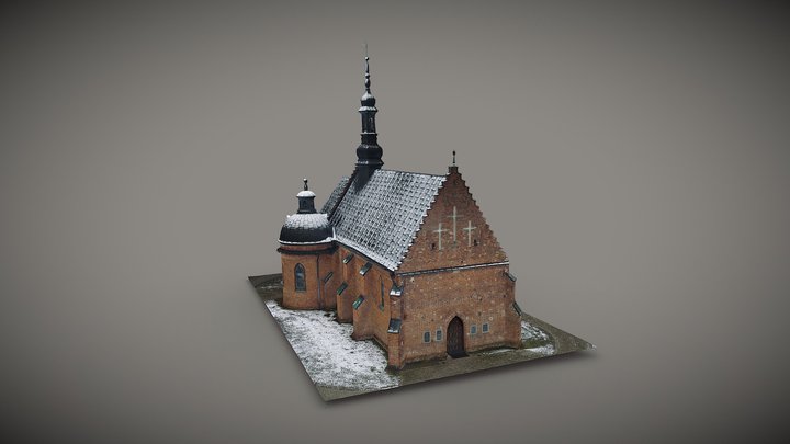 kościół p.w. św. Marii Magdaleny w Tarnobrzegu 3D Model