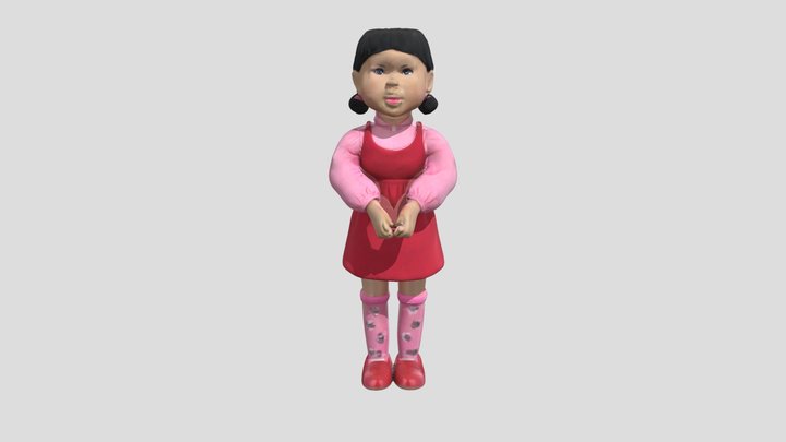 jump rope doll (arman craft free) 3D Model