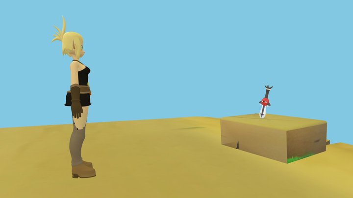 Wakfu Evangelyne 3D Model