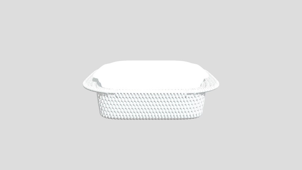 Wicker Warming Tray With Glass Dish