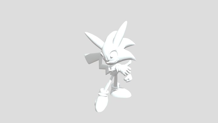 Sonichu 3D Model