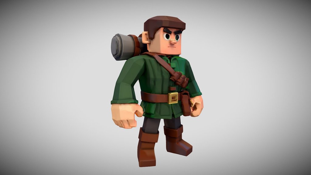 Explorer Lowpoly Handpainted