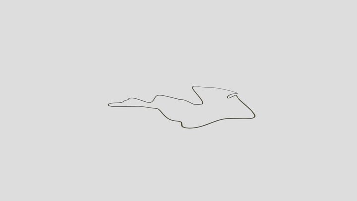 Race Track 3D Model