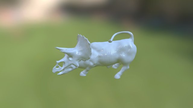 Triceratops of Wall Street 3D Model