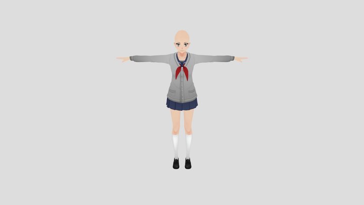 Sailor Cardigan 3D Model