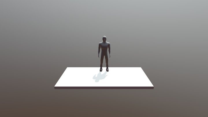 Movimento Do Personagem Morrendo 3D Model