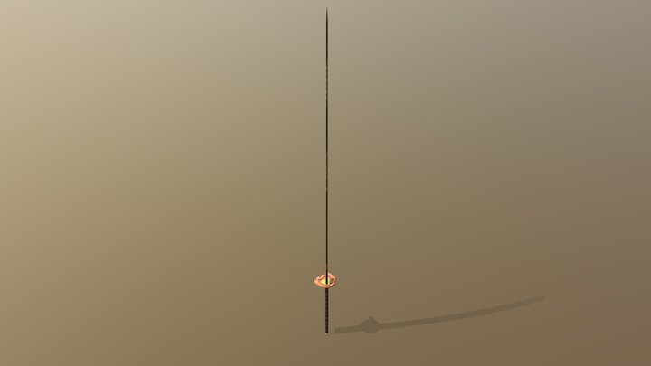 Nichirin sword tanjiro 3D Model