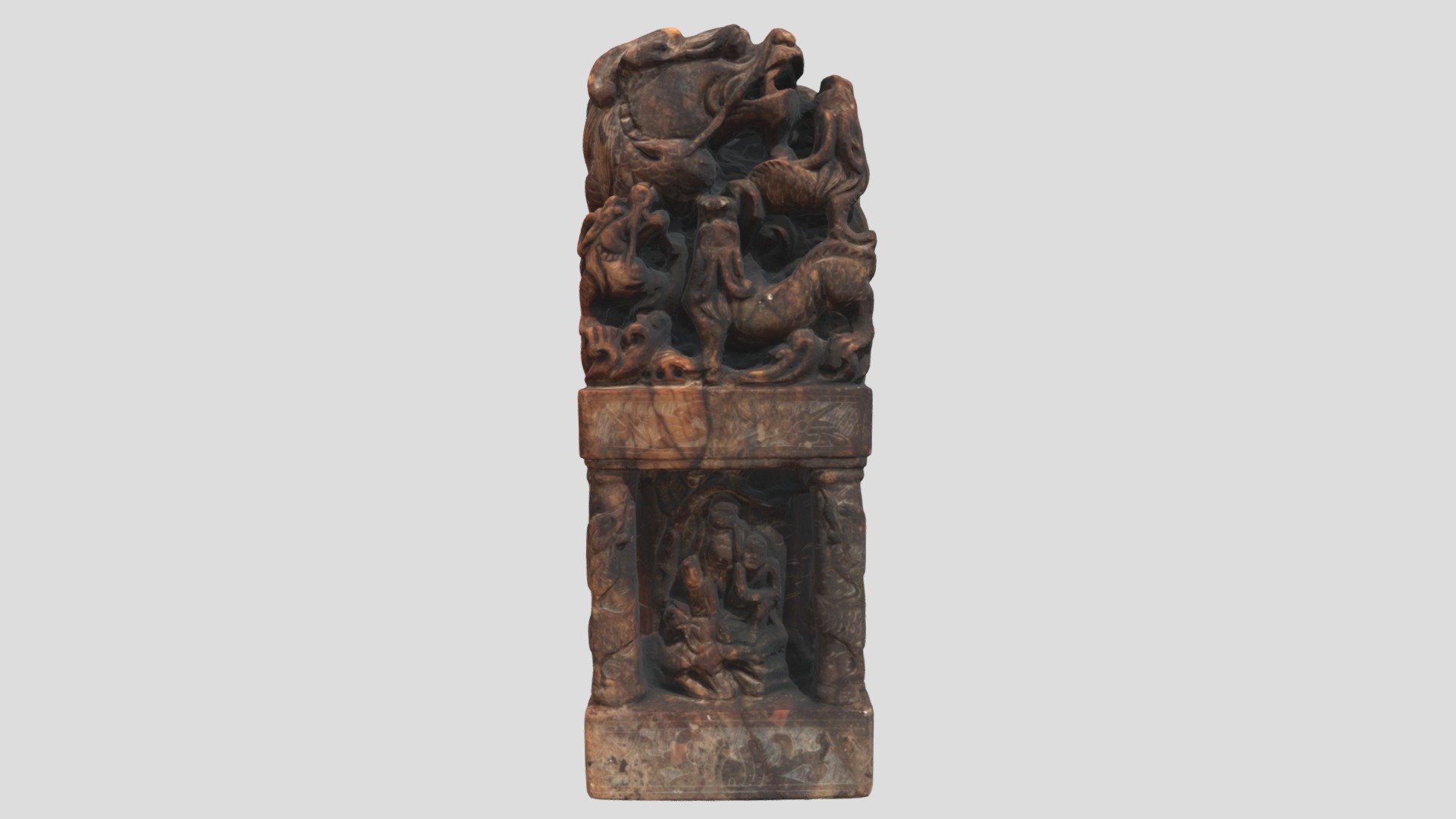 Chinese Soapstone Seal #2 - Download Free 3D model by St. Cloud State ...