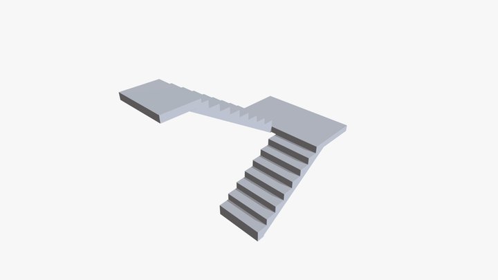 Escadas Pré-fabricadas de concreto - Precon 3D Model